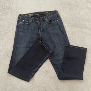 J. Crew Women's Dark Blue Straight Leg Jeans